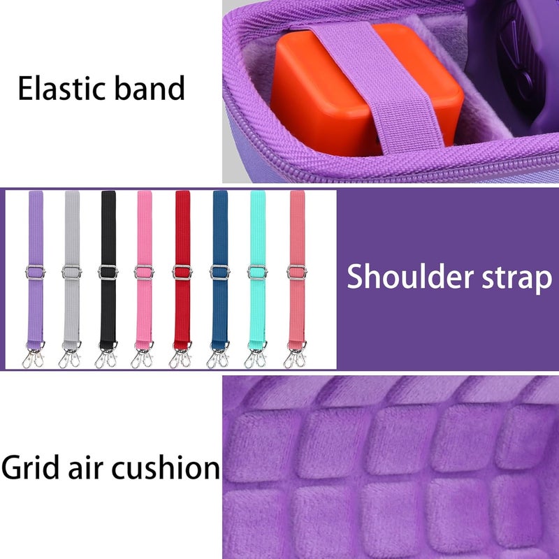 Baval Hard Portable Case Compatible With JBL Flip 7 Portable Wireless Bluetooth Waterproof Speaker(Purple Case) - Image 4